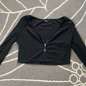 Shein Long Sleeve Crop Top